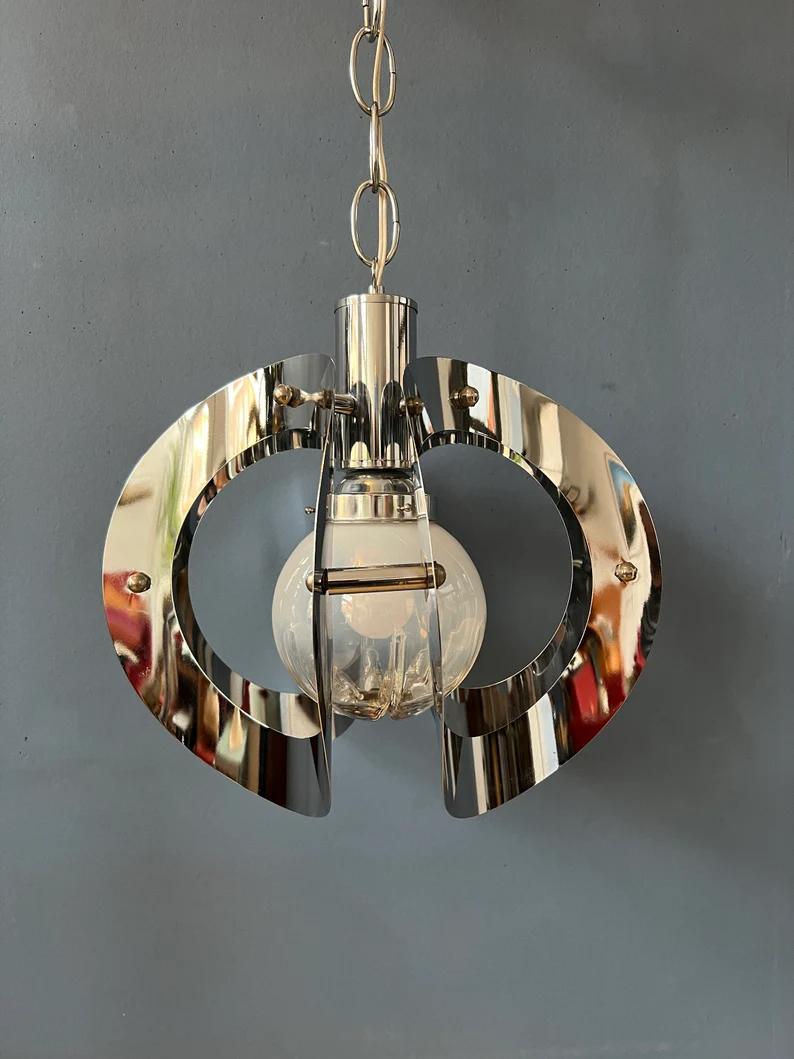 Vintage Mazzega Murano Glass Pendant Lamp, 1970s For Sale 3