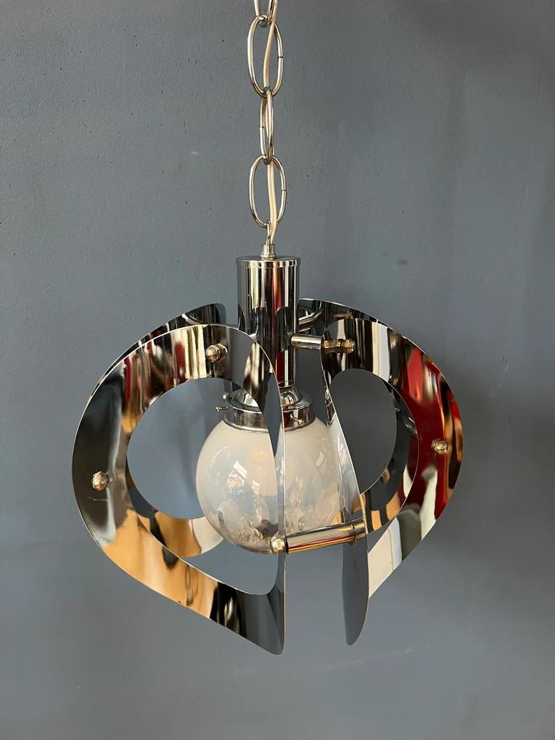 Vintage Mazzega Murano Glass Pendant Lamp, 1970s For Sale 4