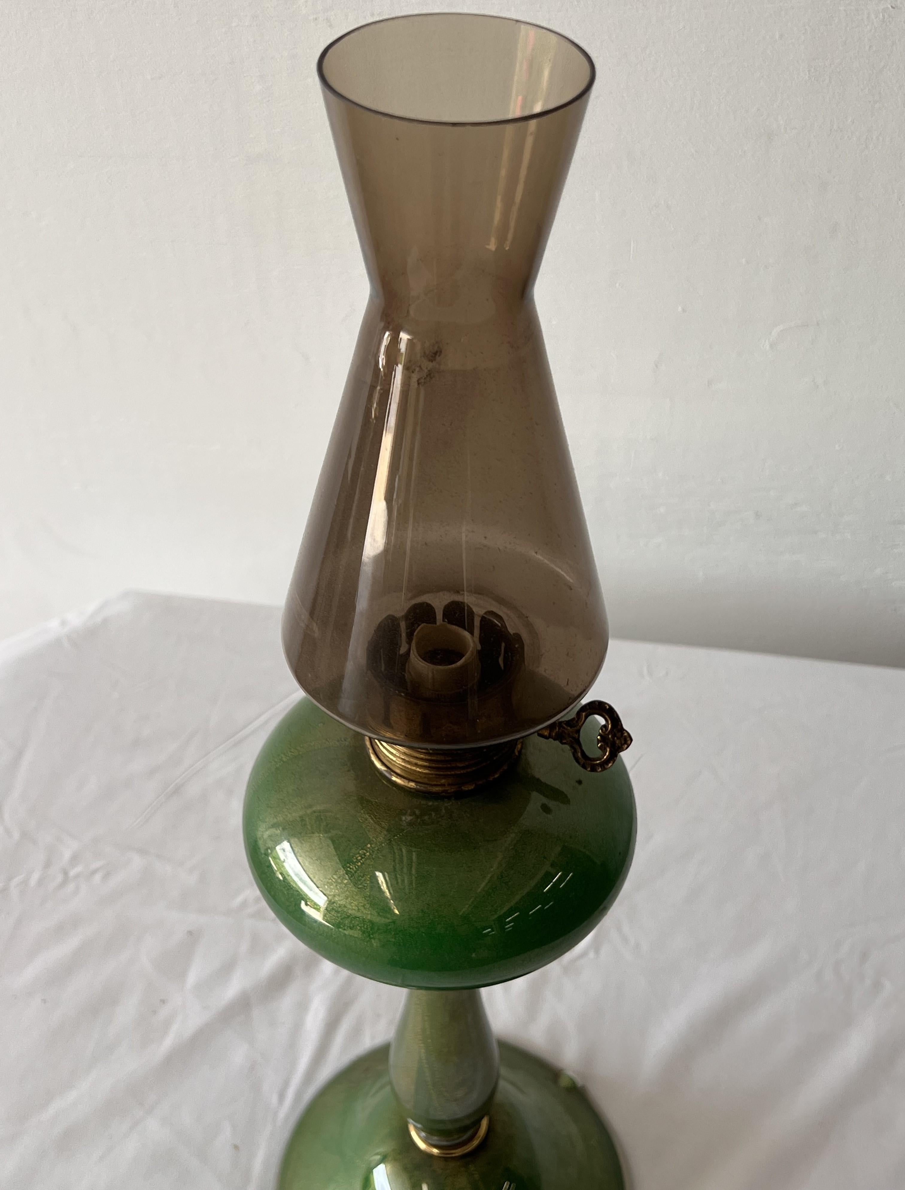 Milieu du XXe siècle Lampe de table Mazzega vintage en vente