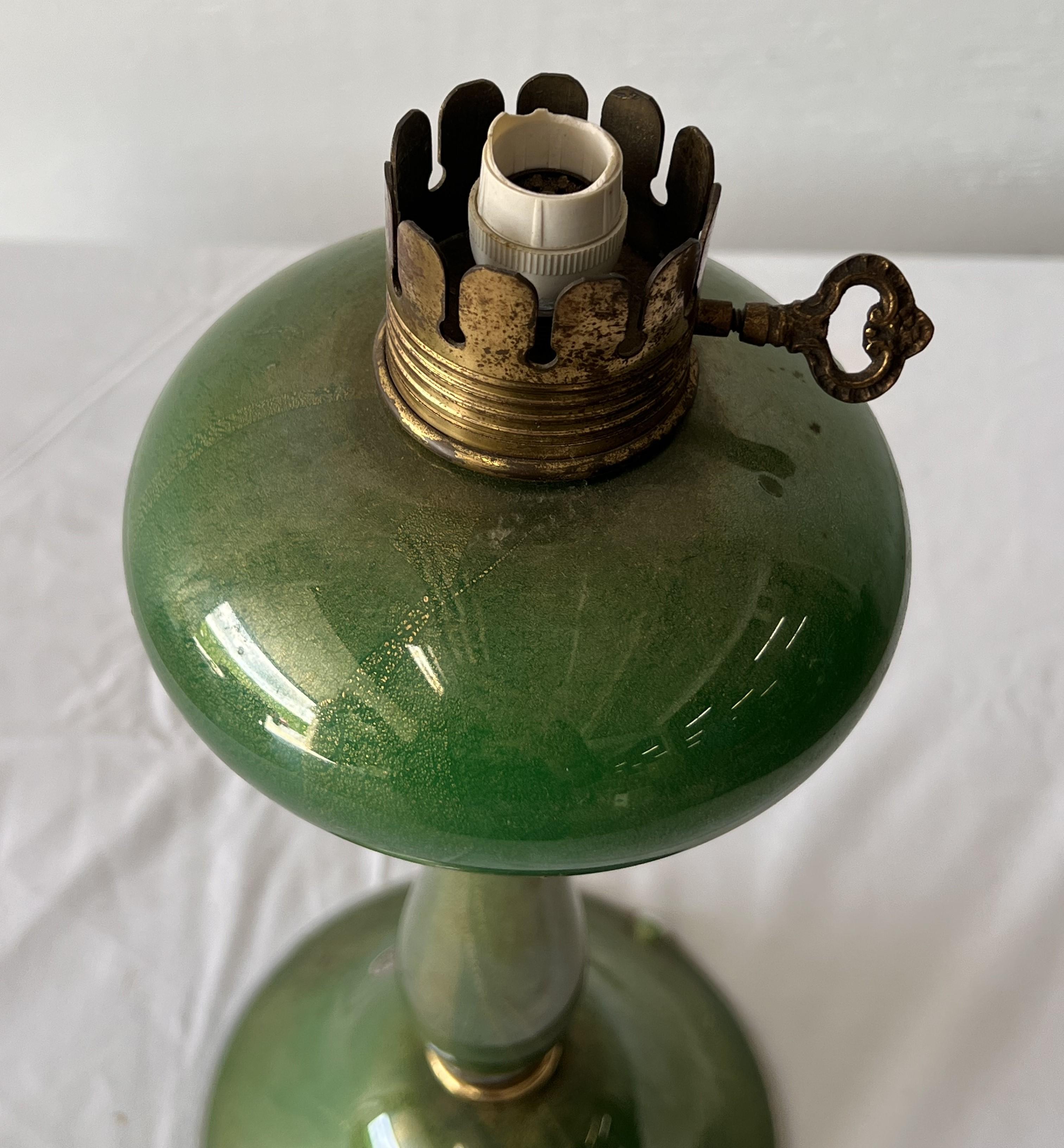Verre de Murano Lampe de table Mazzega vintage en vente