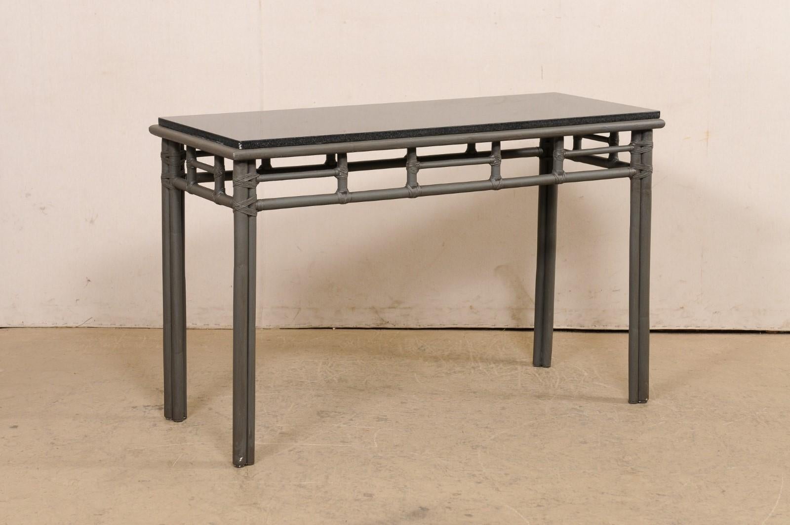 console table granite top