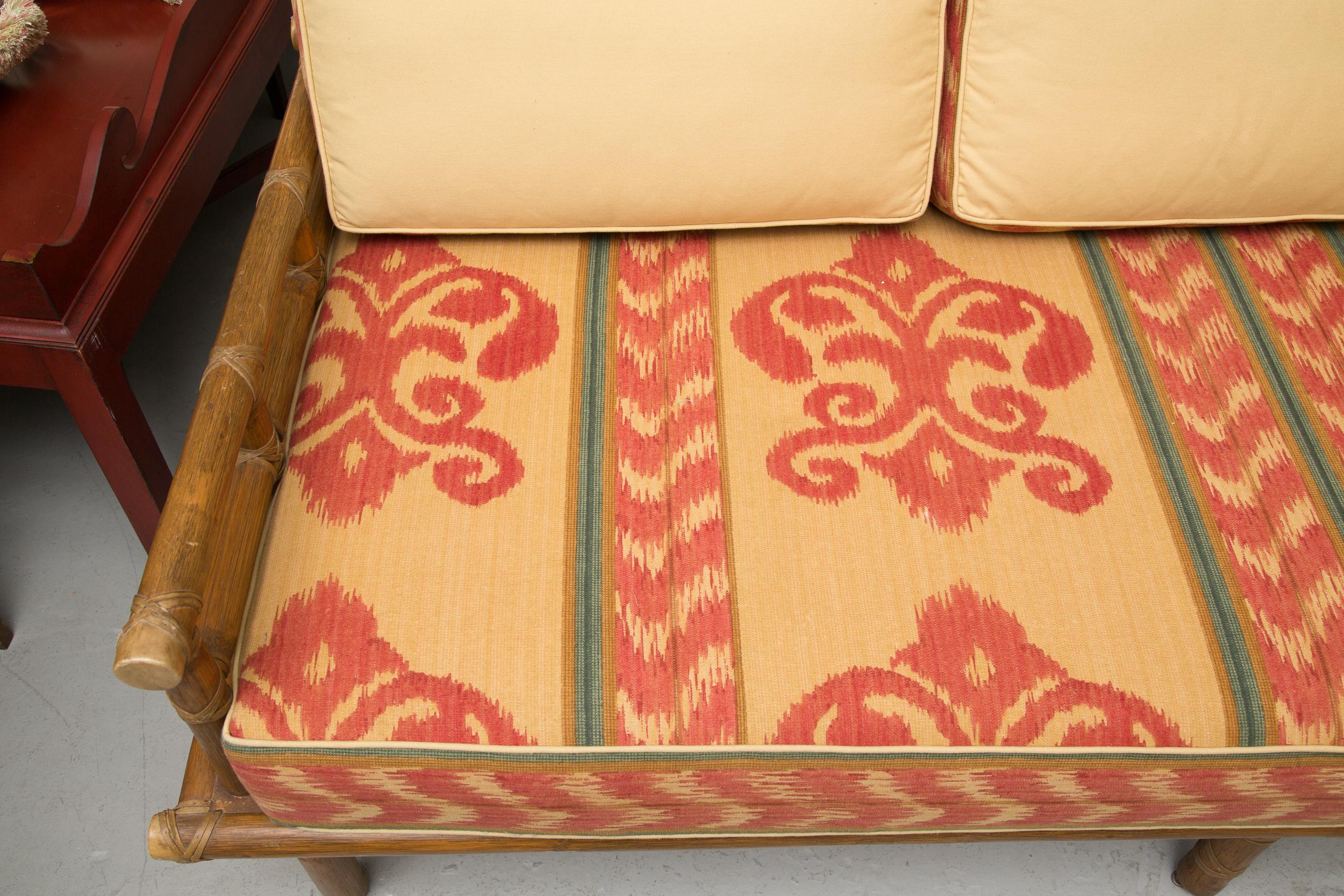 Vintage McGuire Rattan Daybed In Good Condition In WEST PALM BEACH, FL