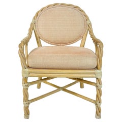 Used McGuire Rattan Lounge Armchair, San Francisco, California