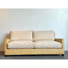 Vintage McGuire Woven Rattan Sofa