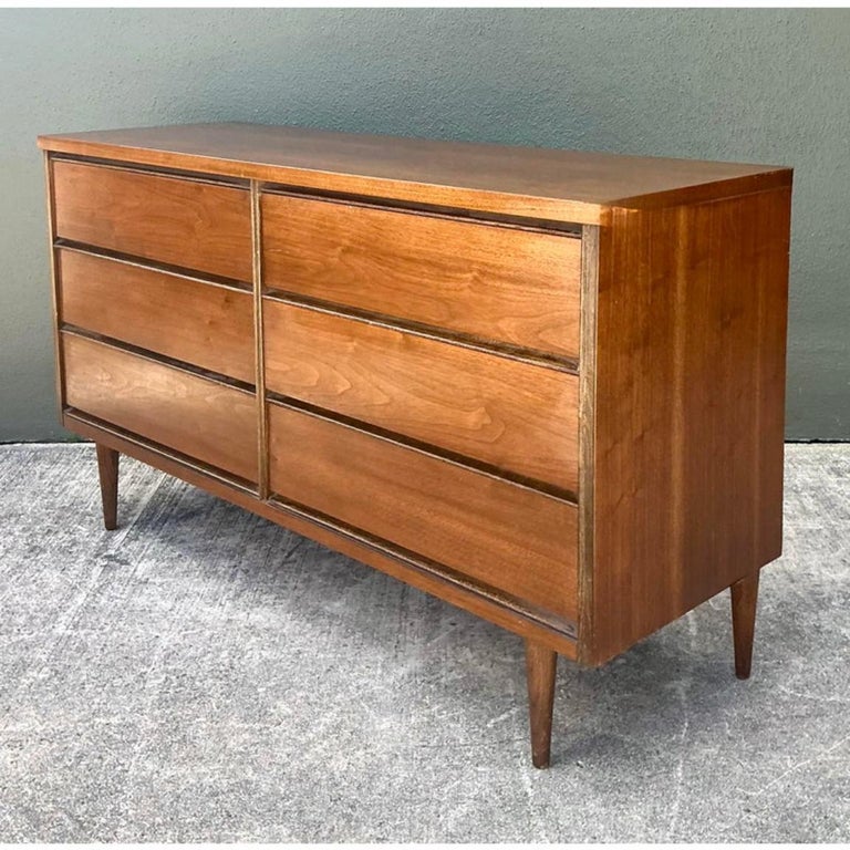 bassett dresser vintage Lacquered Campaign – Bluegrass Furniture Rejuvenation Vintage MCM Bassett Lowboy Dresser