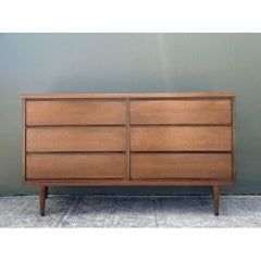 Vintage MCM Bassett 6 Drawer Dresser