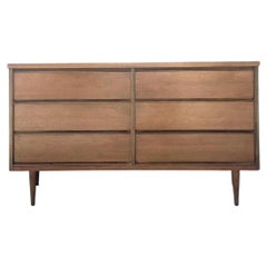 Vintage MCM Bassett 6 Drawer Dresser