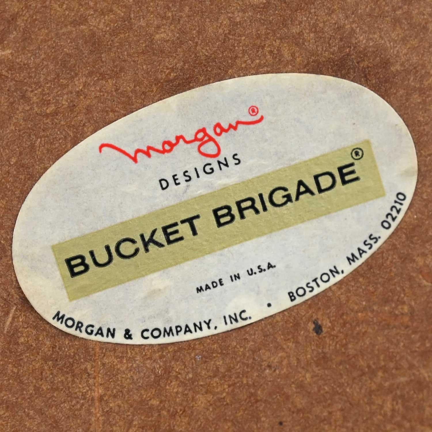 Blauer MCM-Eiskübel von Morgan & Company, Bucket Brigade, Vintage im Angebot 8