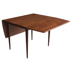 Vintage MCM Broyhill Sculptra Drop Leaf Dining Table
