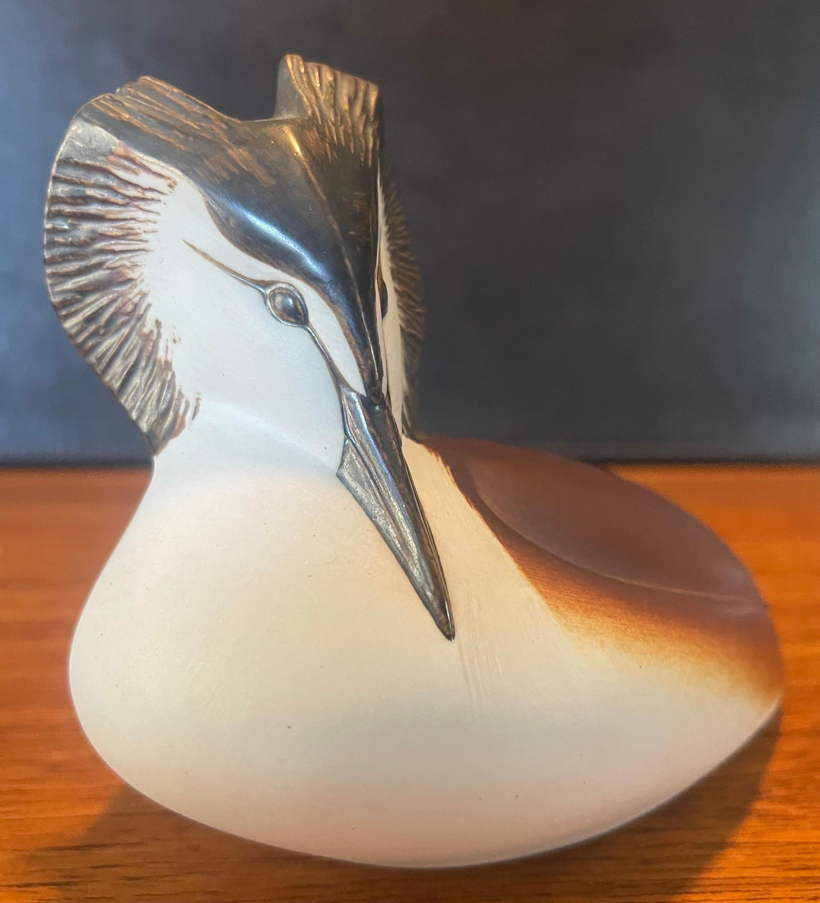 MCM-Keramik-Vogelskulptur von Paul Hoff, Vintage im Angebot 4