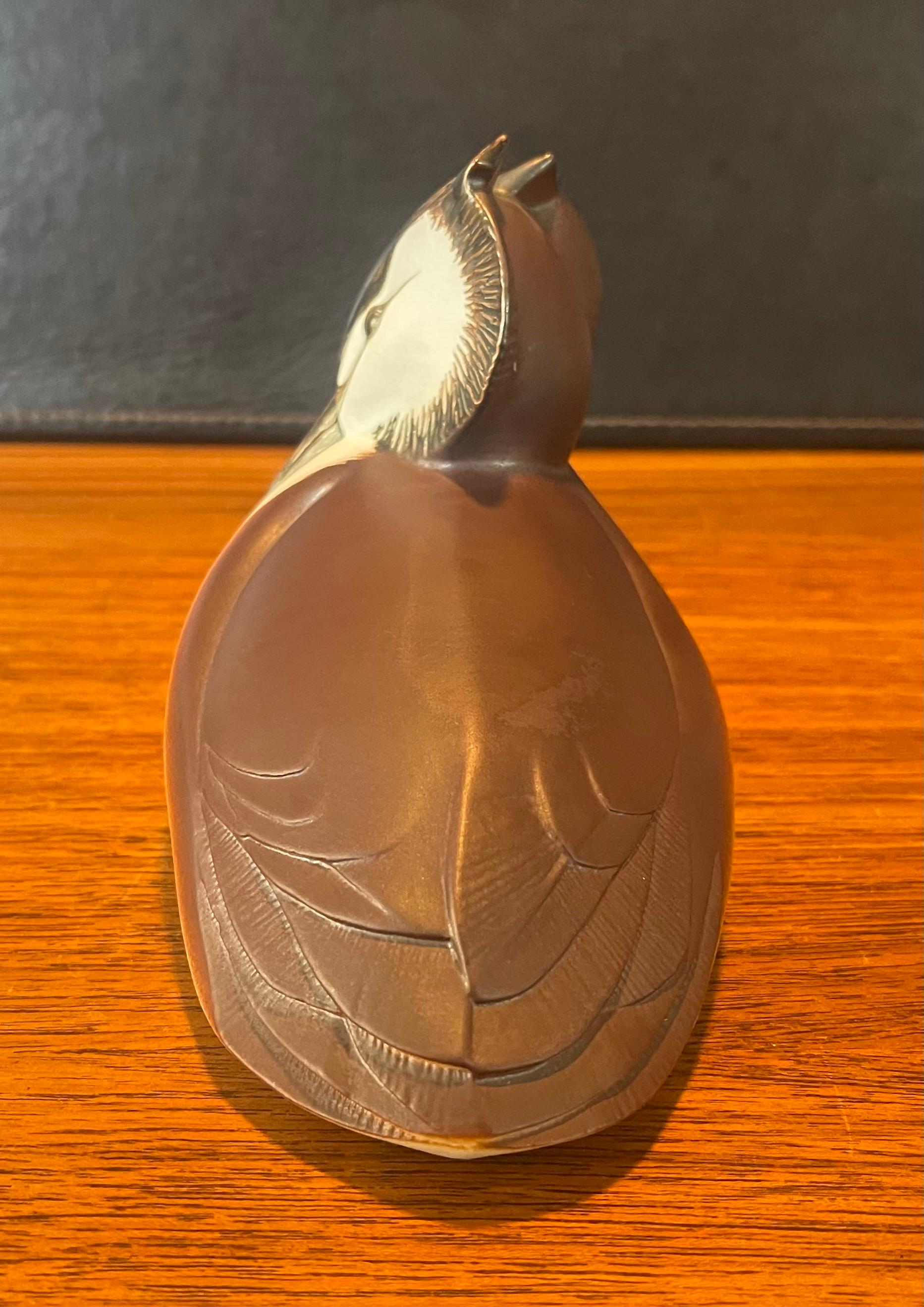 Sculpture d'oiseau vintage en céramique MCM Ceramiche de Paul Hoff Bon état - En vente à San Diego, CA