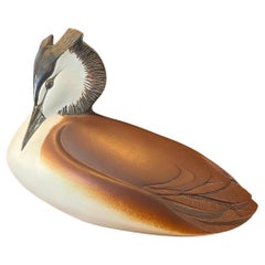 Vintage MCM Ceramiche Bird Sculpture by Paul Hoff
