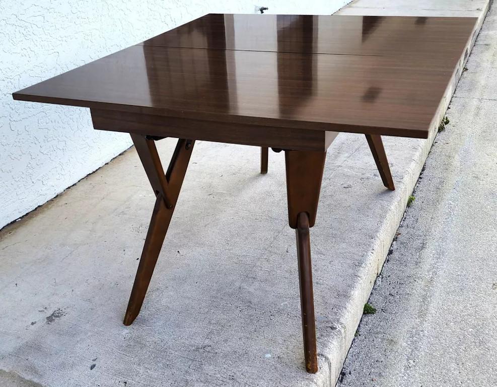 Table basse vintage MCM convertie en table à manger par CASTRO CONVERTIBLE en vente 4