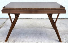 Table basse vintage MCM convertie en table à manger par CASTRO CONVERTIBLE