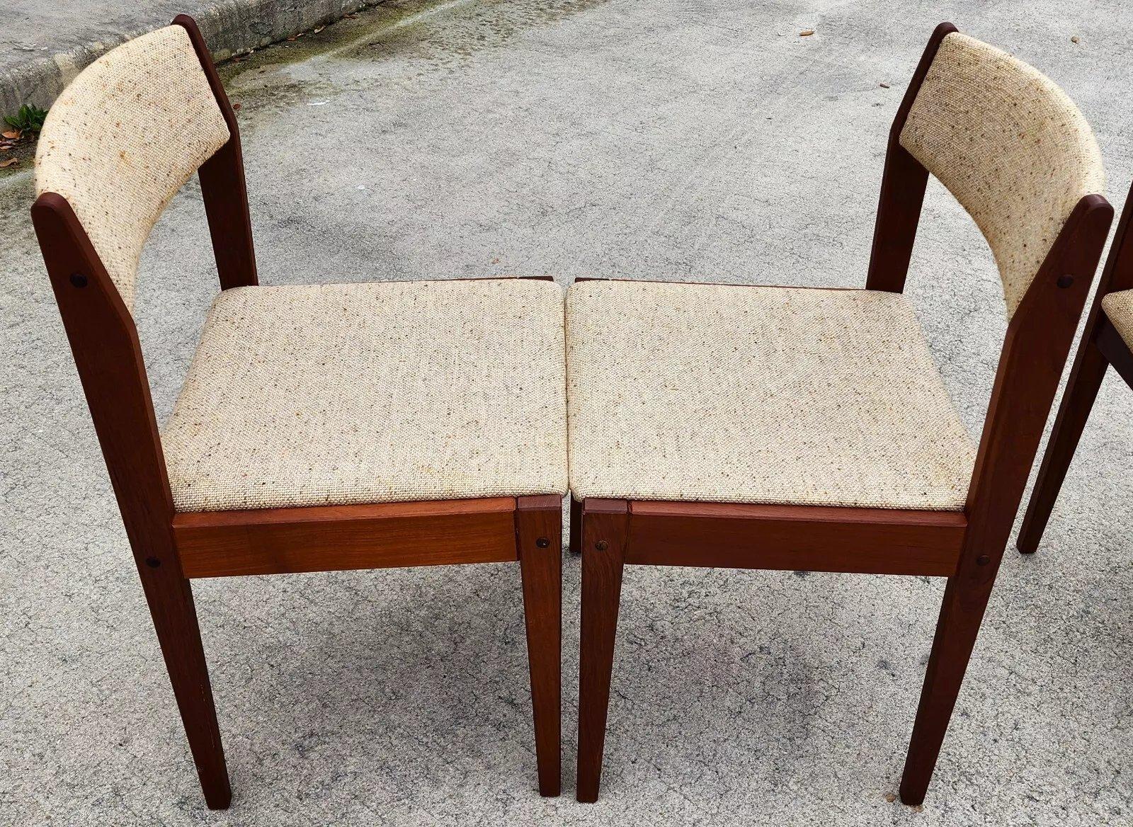 Vintage MCM Dining Chairs by Tarm Stole Mobelfabrik Set of 4 For Sale 4