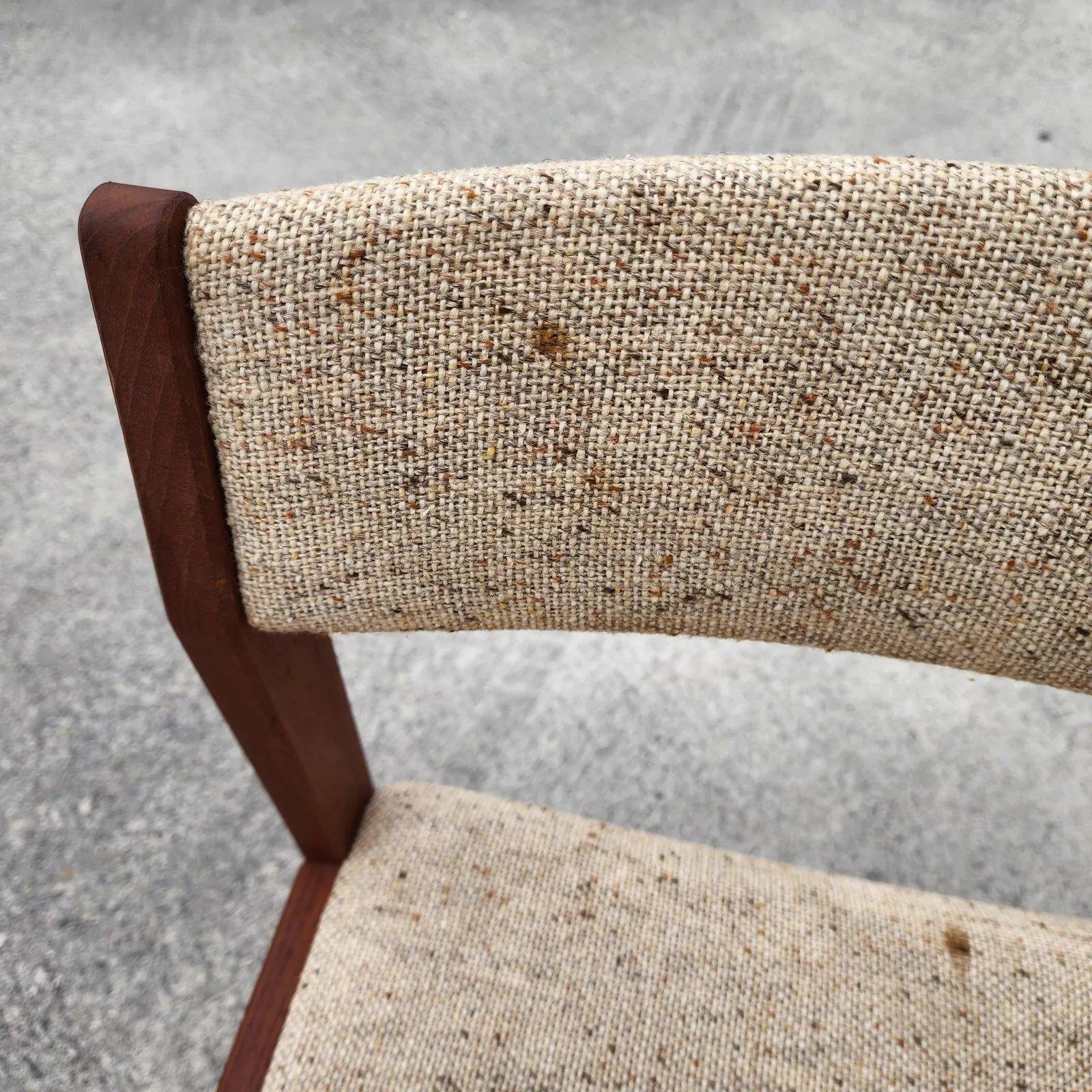 Vintage MCM Dining Chairs by Tarm Stole Mobelfabrik Set of 4 For Sale 8