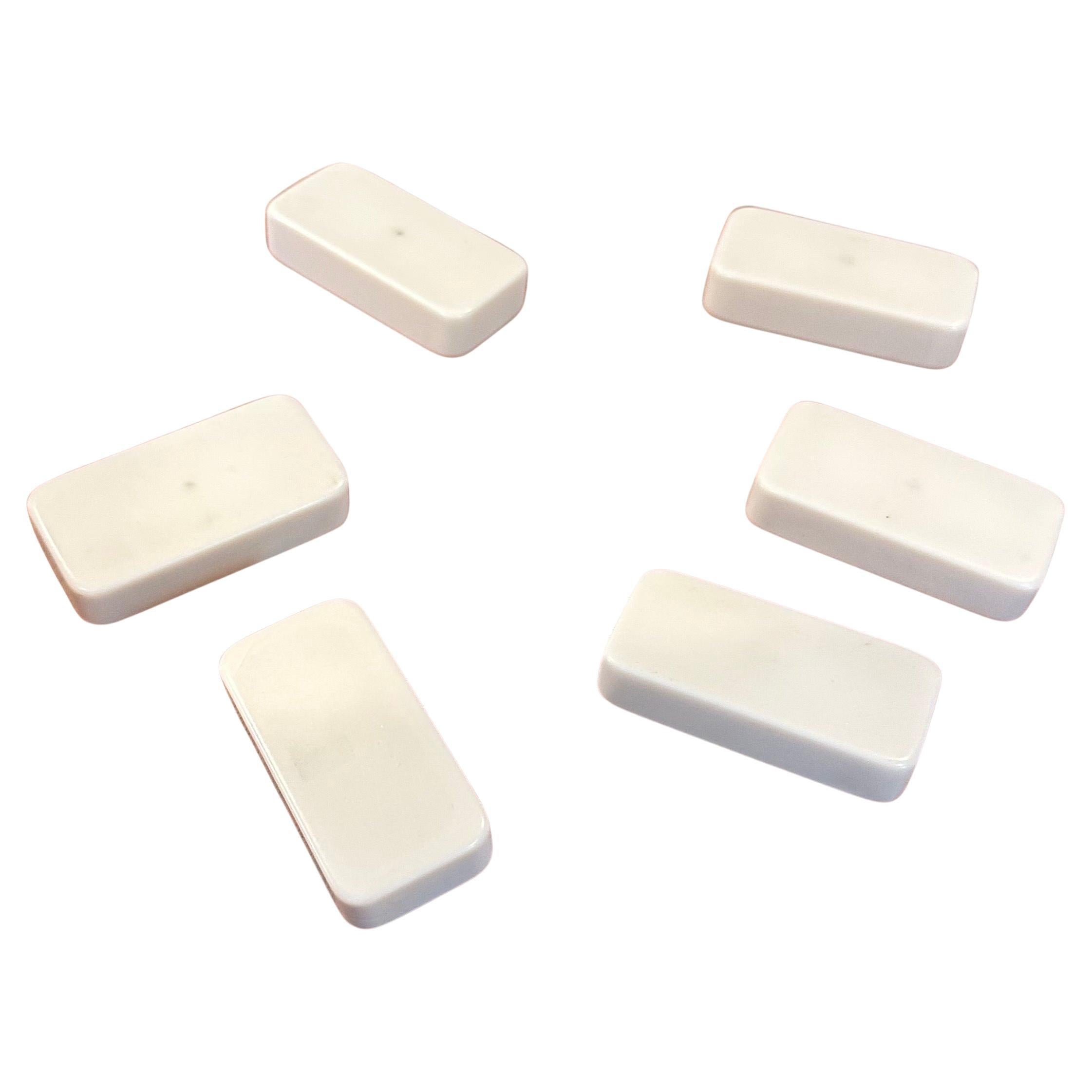 XX secolo Set di domino MCM vintage in scatola di legno in vendita