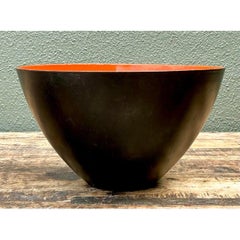 Vintage MCM Enamel Bowl