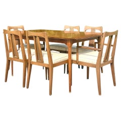 Vintage MCM Extendable Table Dining Set - Set of 7