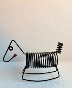 Vintage MCM Figurative Wire Sculpture of Animal, 1960's