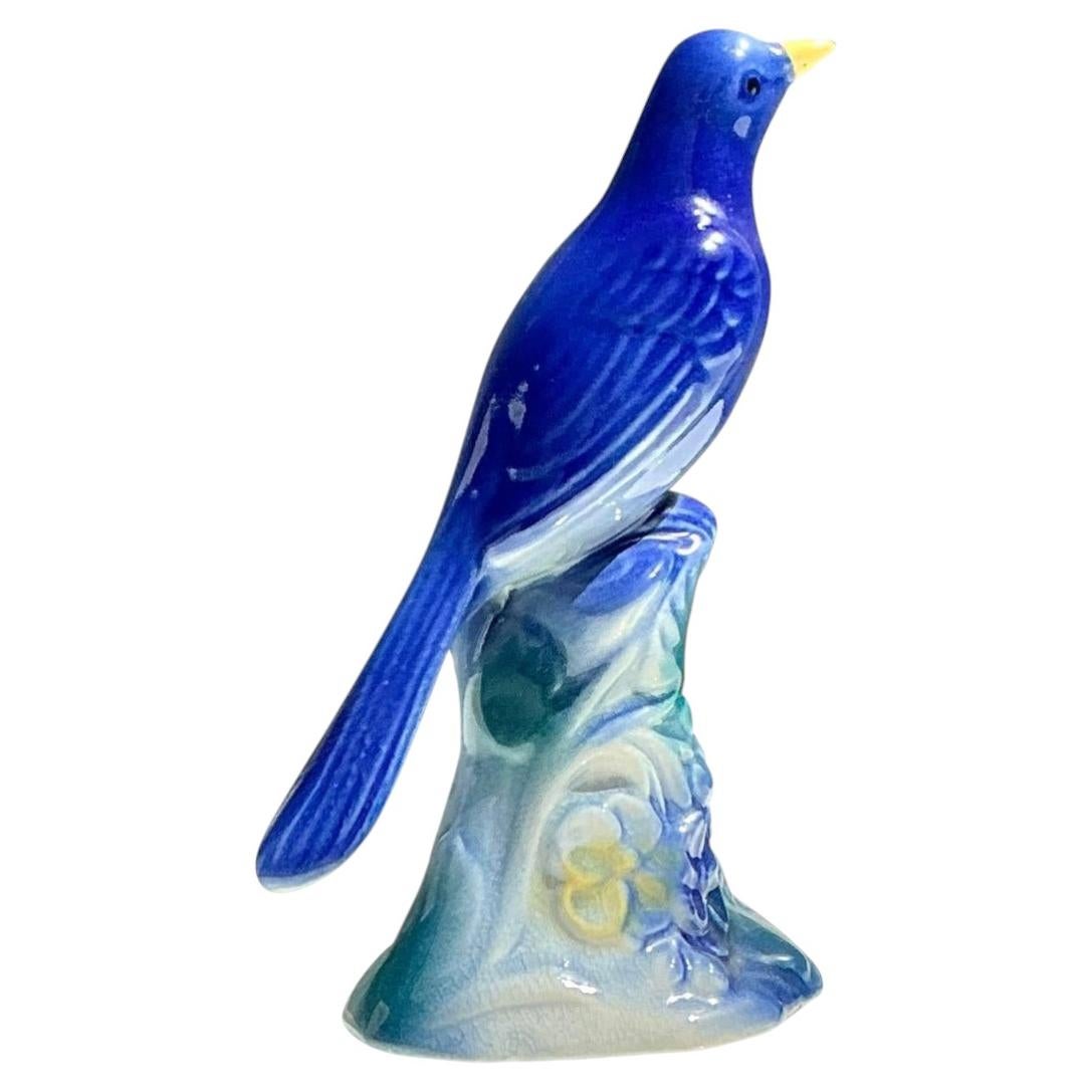 Vintage MCM Glazed Ceramic Bird