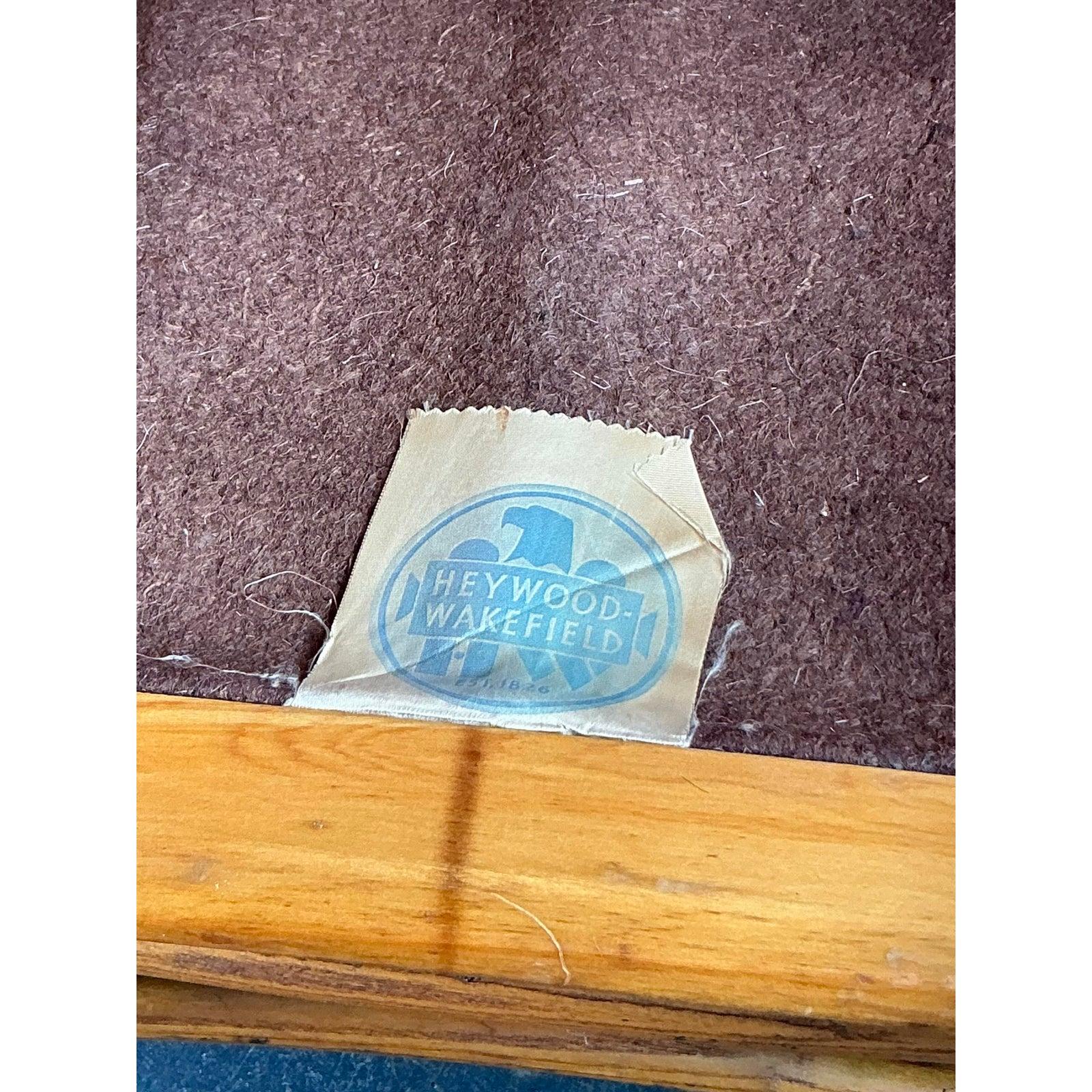 Vintage MCM Canapé en rotin Heywood Wakefield en vente 1