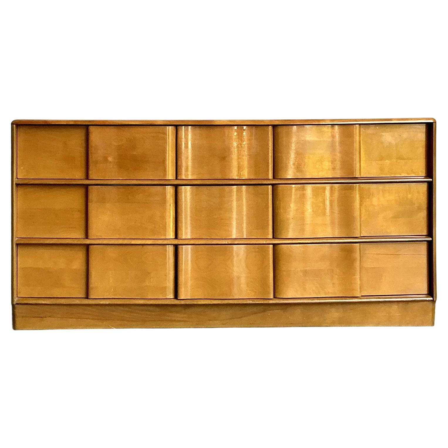 Cassettone vintage MCM Heywood Wakefield Sculptura