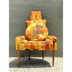 Vintage MCM High Back Lounge Chair