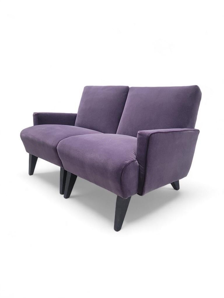 MCM Jens Risom Split Lounge Chairs Neu gepolstert (20. Jahrhundert) im Angebot