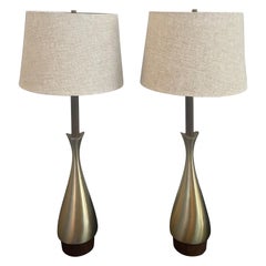 Vintage MCM Laurel for Tony Paul Lamps, a Pair