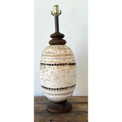 Vintage MCM Lava Glaze Lamp