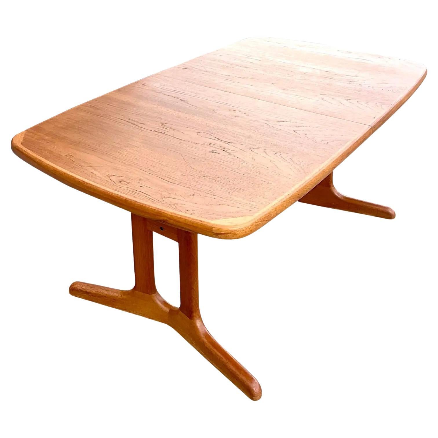 Tavolo da pranzo d'epoca in teak danese AMM Mobler