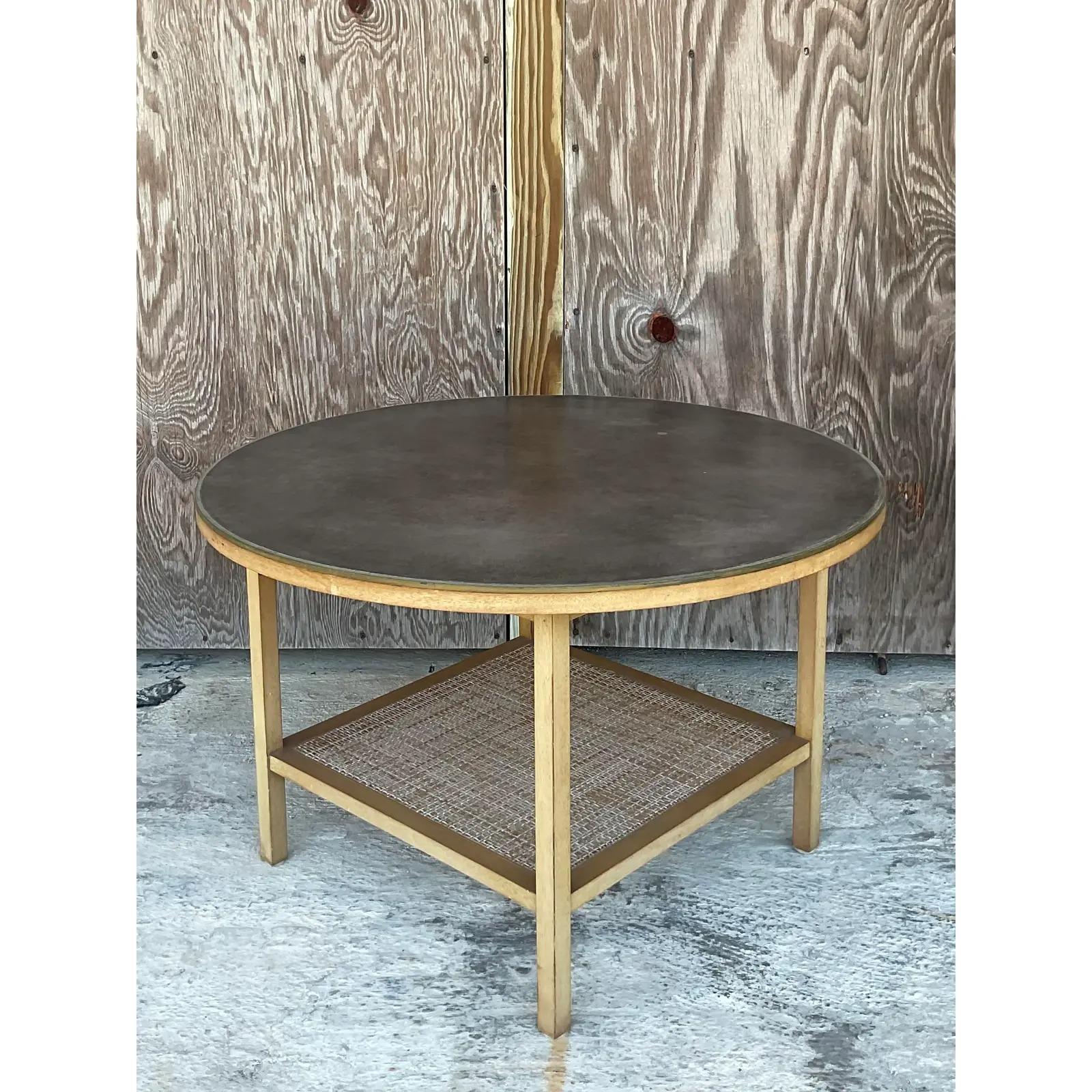 mcm side table vintage