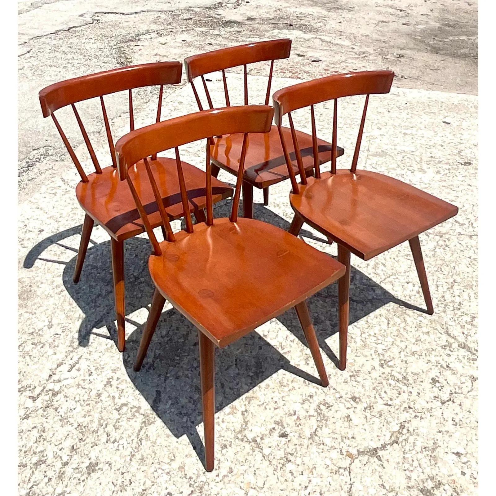 Chaises de salle à manger vintage MCM Paul McCobb pour Winchendon Furniture, ensemble de 4 pièces Bon état - En vente à west palm beach, FL