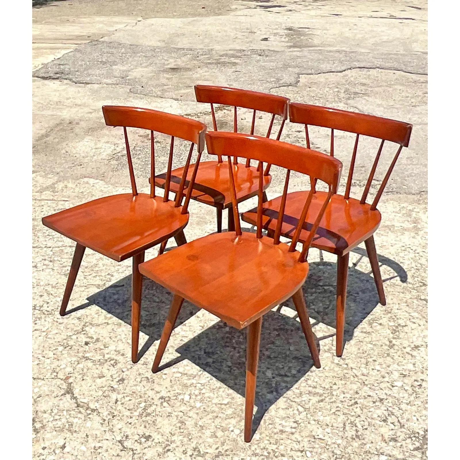 20th Century Vintage MCM Paul McCobb for Winchendon Furniture, Dining Chairs, Set of 4 For Sale