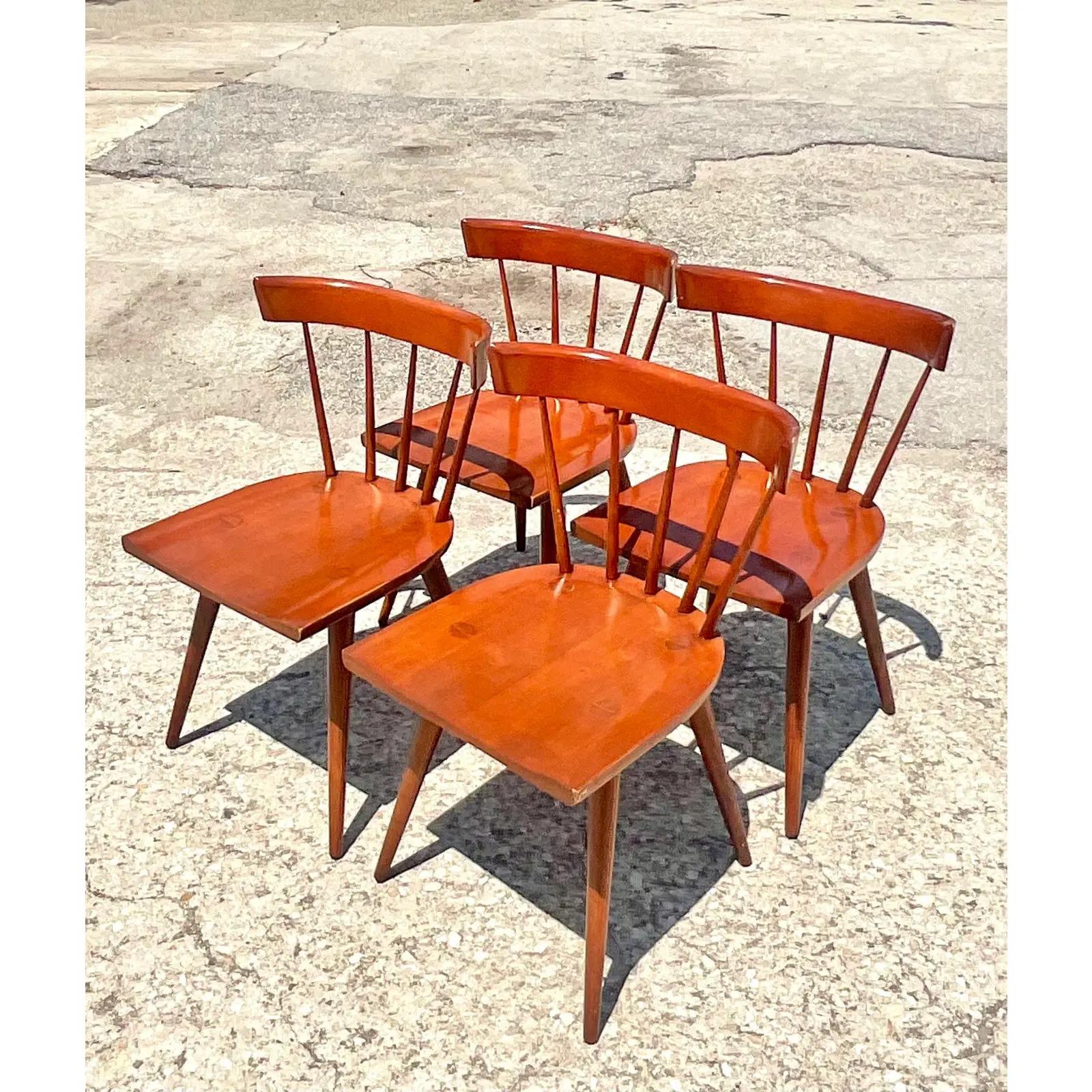 Wood Vintage MCM Paul McCobb for Winchendon Furniture, Dining Chairs, Set of 4 For Sale