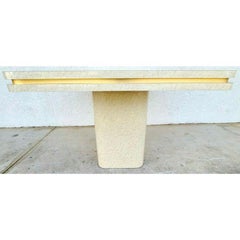 Vintage MCM Pedestal Dining Game Table