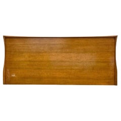 Vintage MCM Plank King Headboard