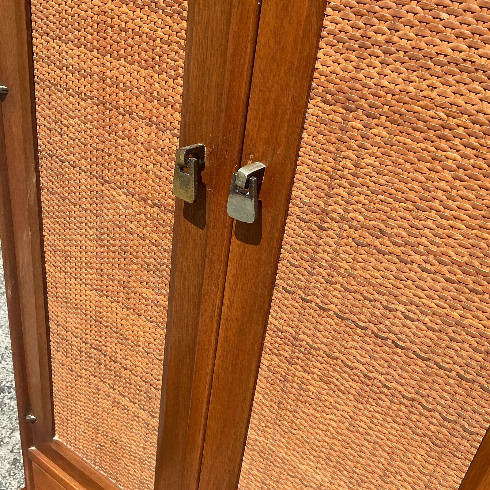 Meuble de rangement MCM Ramseur Seagrasss en vente 2