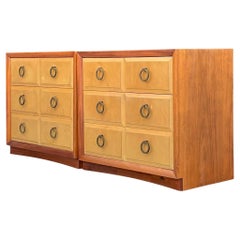 Vintage MCM Robsjohn Gibbings for Widdicomb Chest of Drawers - a Pair