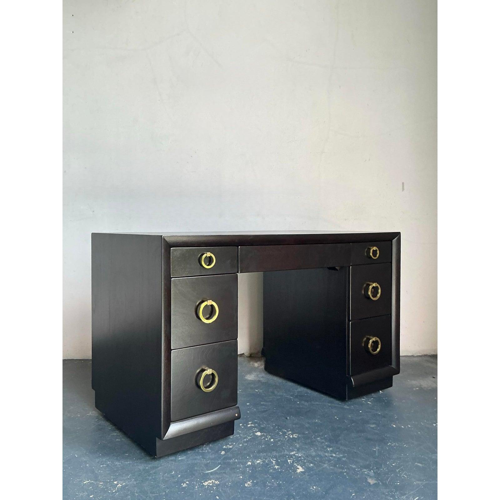Americano Scrivania vintage MCM Robsjohn Gibbings per Widdicomb in vendita