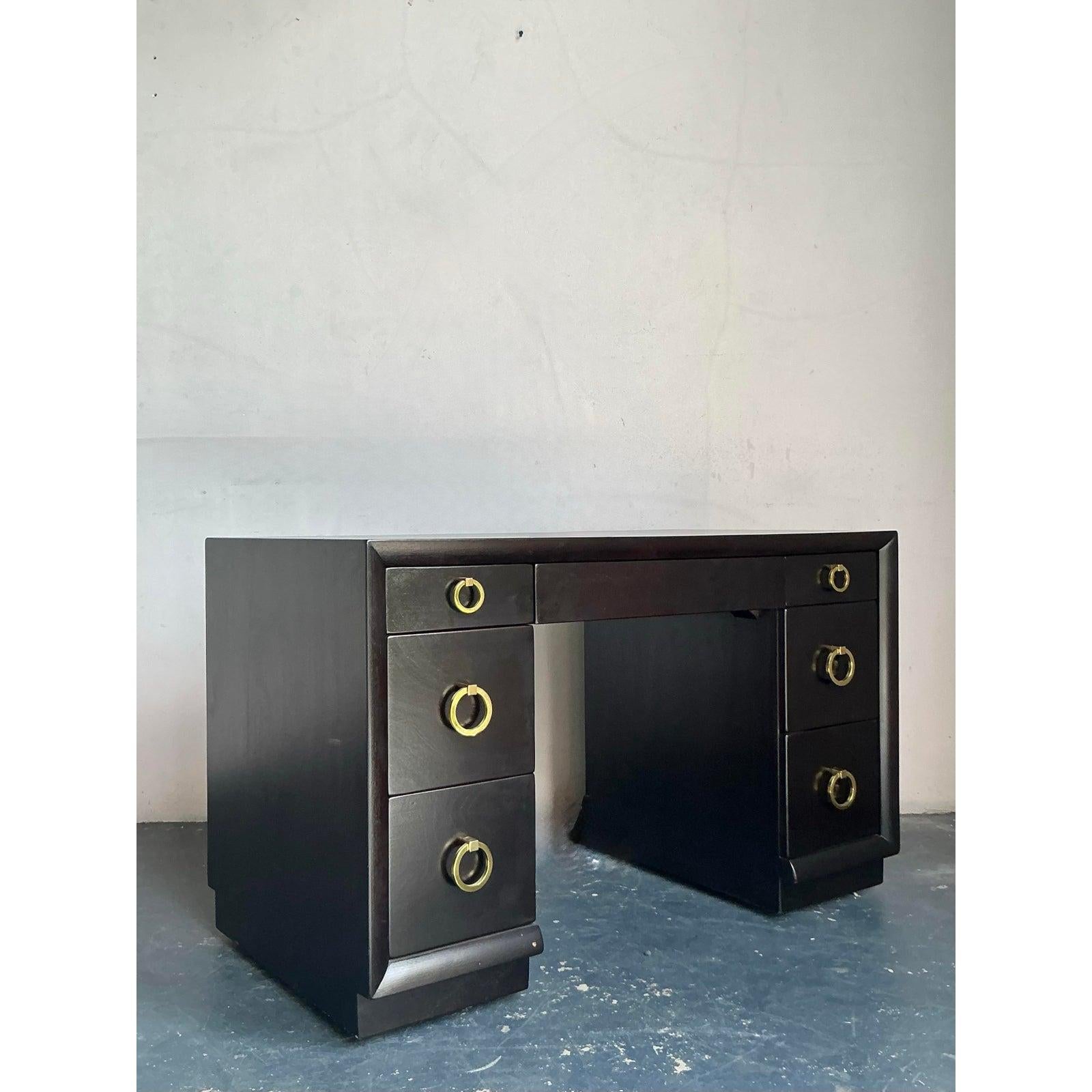 Scrivania vintage MCM Robsjohn Gibbings per Widdicomb In condizioni buone in vendita a West Palm Beach, FL