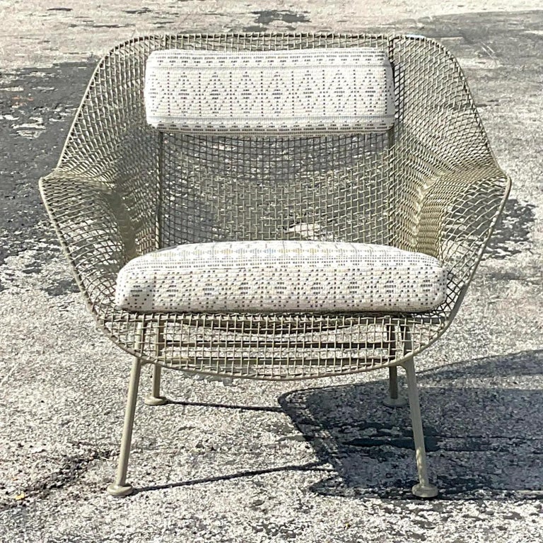 20th Century Vintage MCM Russell Woodard “Sculptura” Arm Chair For Sale