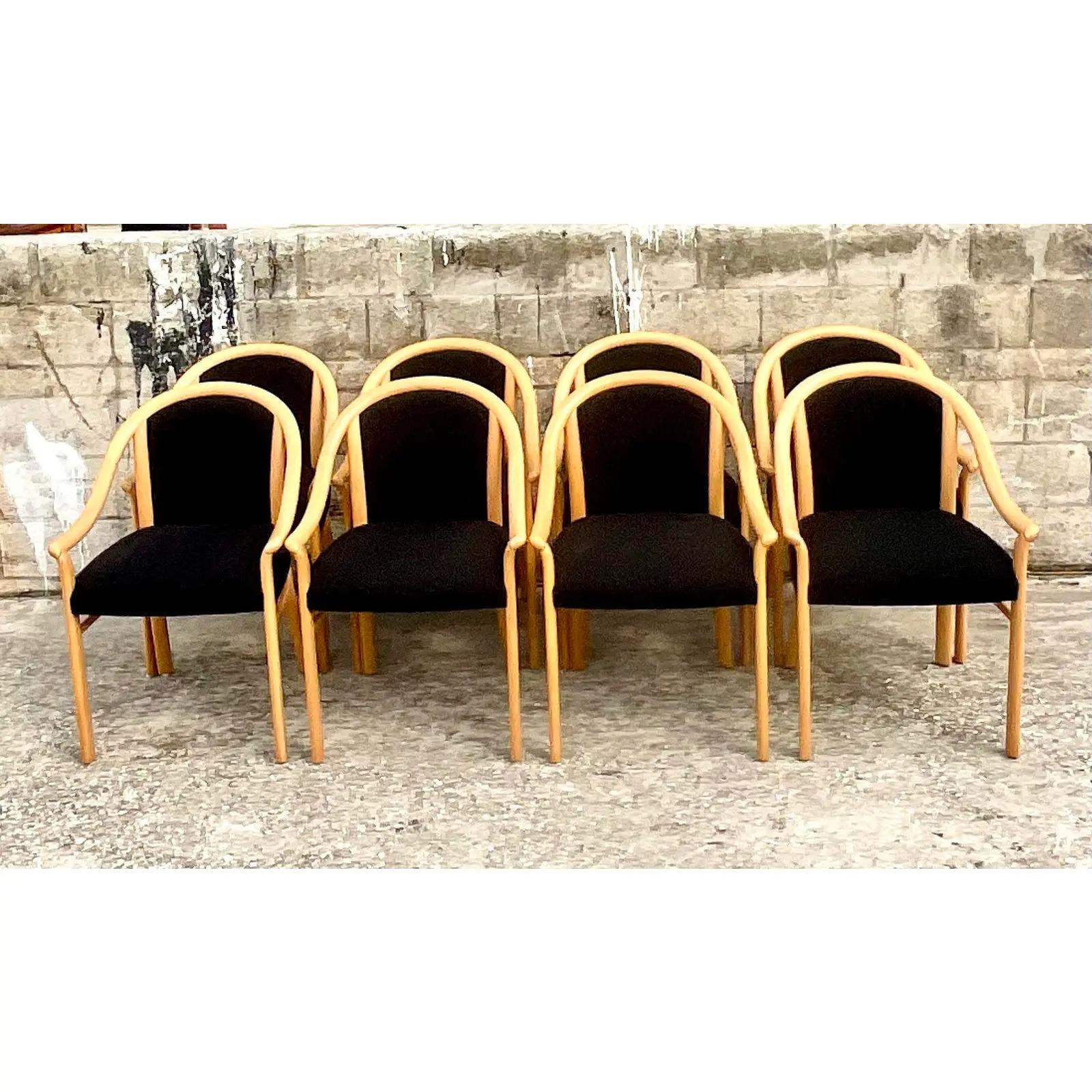 20th Century Vintage MCM Stendig Dining Chairs, Set of 8