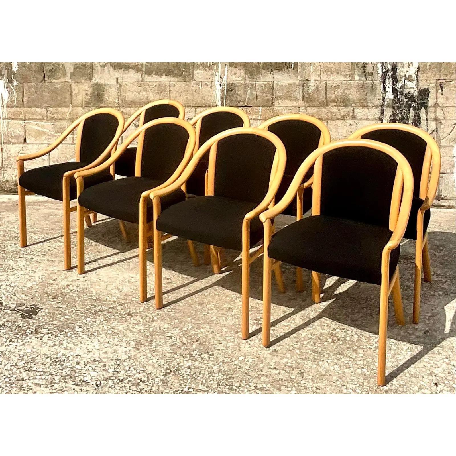 Vintage MCM Stendig Dining Chairs, Set of 8 1