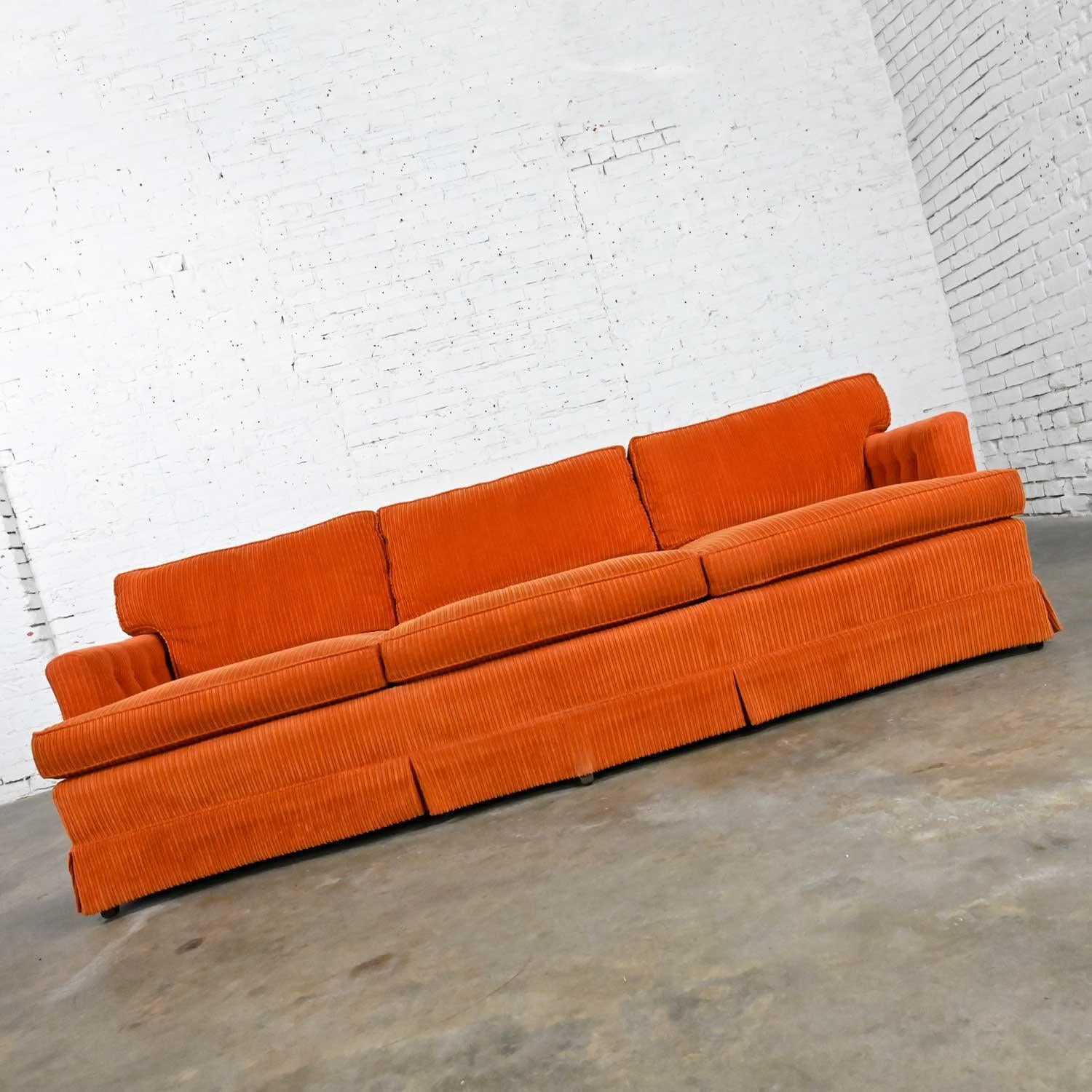 vintage corduroy sofa