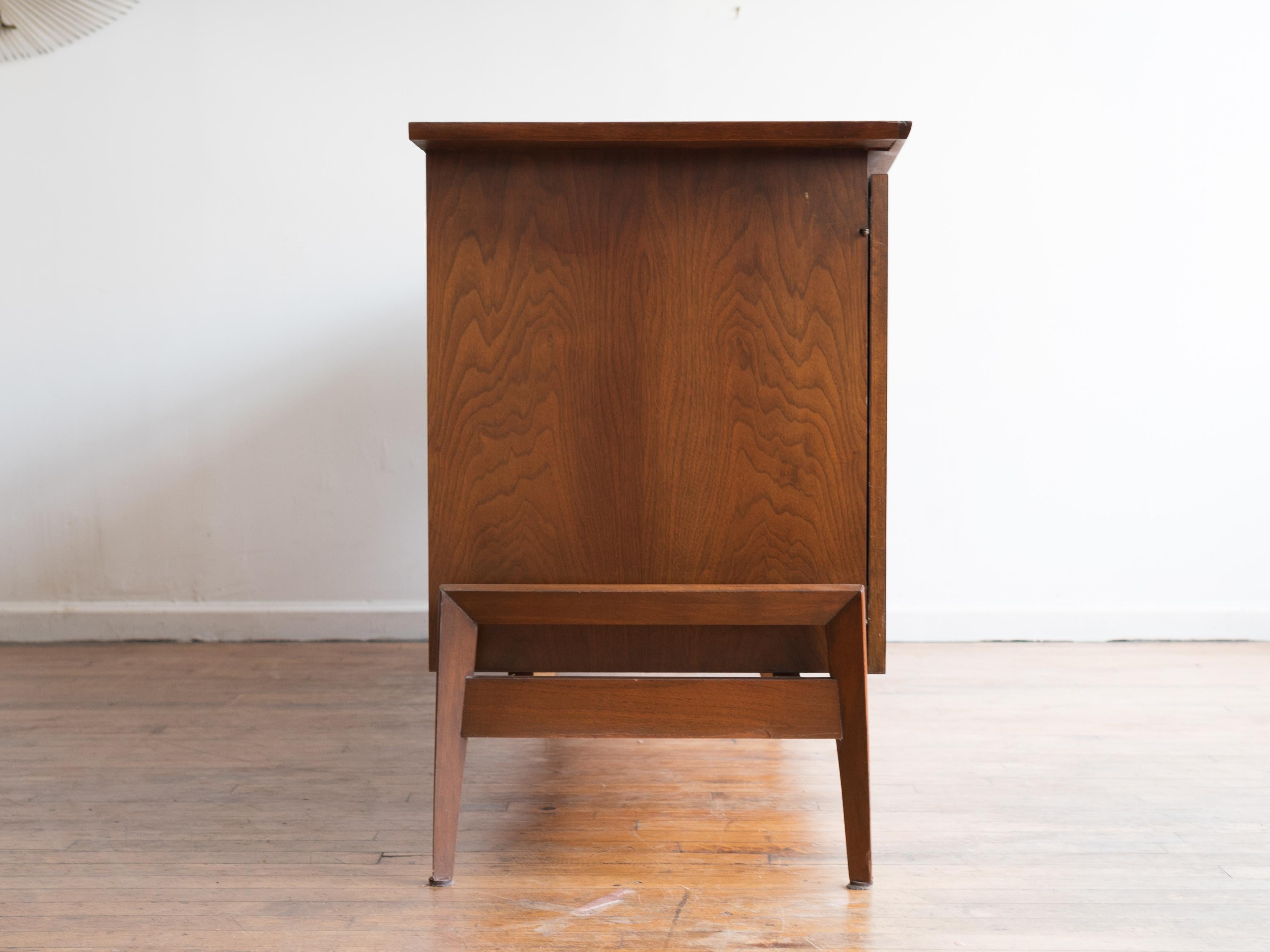Vintage MCM Walnut Credenza by Helen Hobey for Baker Furniture 1