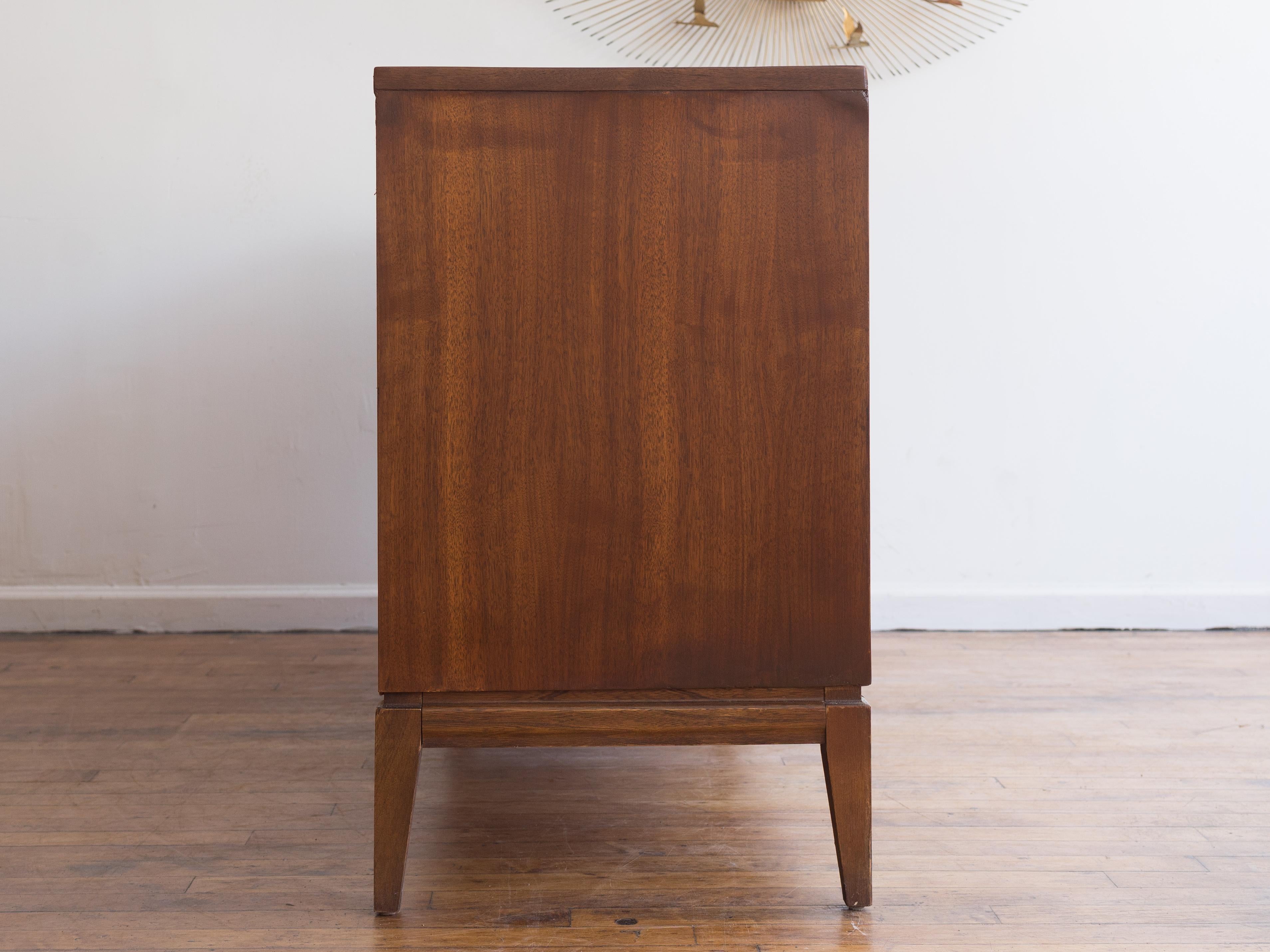 20th Century Vintage MCM Walnut Credenza by United