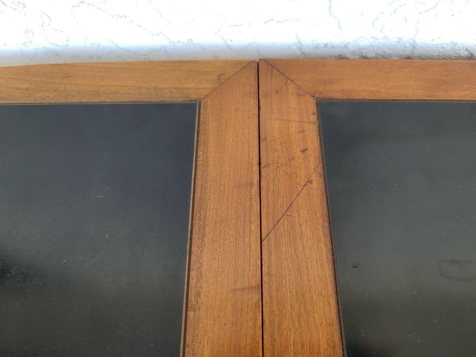 Vintage Mcm Walnut Rolling Sideboard Buffet Dry Bar 5