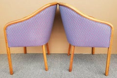 Vintage MCM Ward Bennett for Brickell Armchairs - A Pair